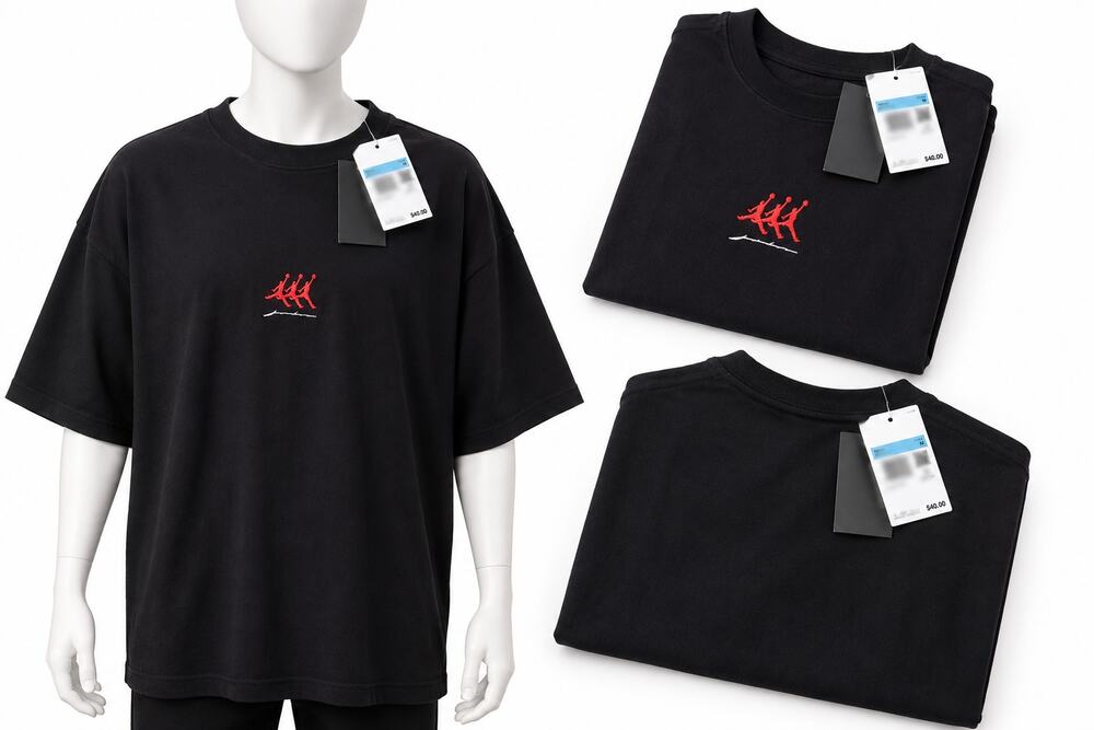 Jordan Black T-Shirt SIZE (M/L)